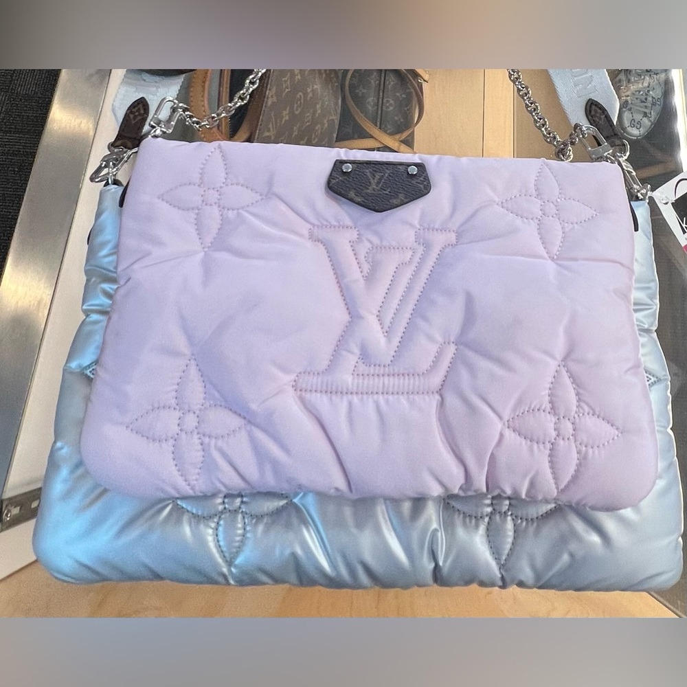 Louis Vuitton Maxi Multi Pochette Accessoires Pink Puffy Purse Only